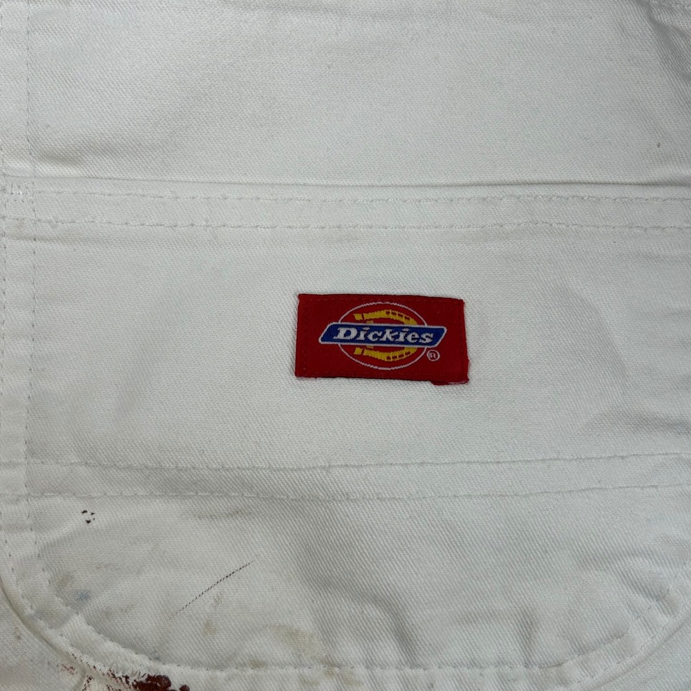 Dickies White Painter Carpenter Shorts Mens 36 Paint Splatter‎ Kelly-Moore - Picture 11 of 11